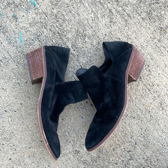 Sam Edelman Black Suede Convertible Prentice Bootie - Picture 2 of 9